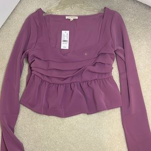 PACSUN, size S, never wore with tag, runs big, color pink/purple